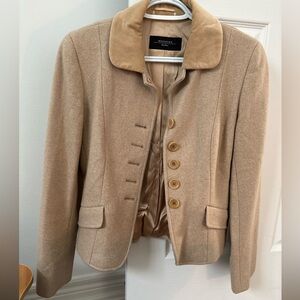 MaxMara Beige Wool Blazer